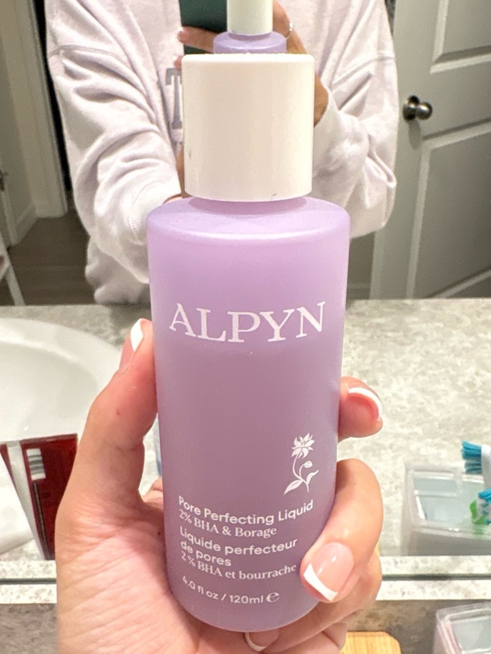 Alpyn Beauty Pore Perfecting Liquid - Lavender Bottle